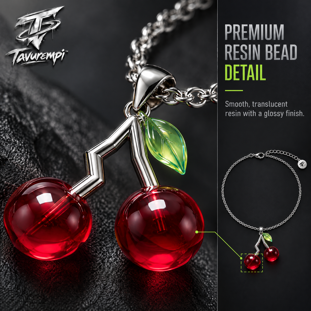 Tavurempi™ Cherry Voltage Necklace