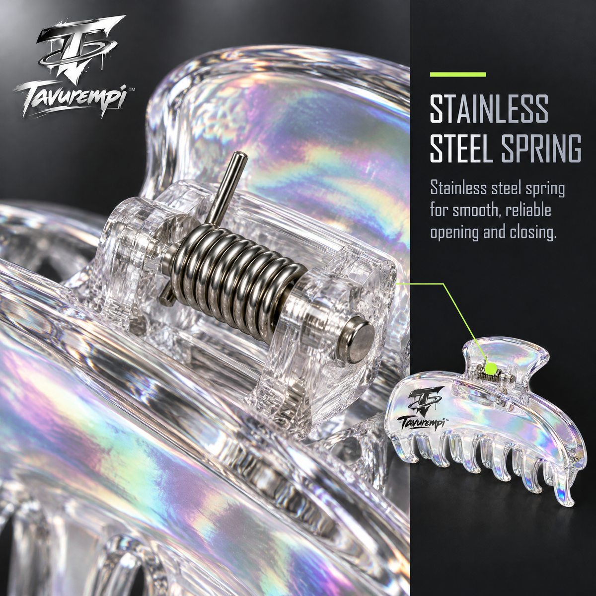 Tavurempi™ Holo Claw Hair Clip