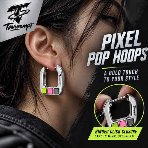 Tavurempi™ Pixel Pop Hoops
