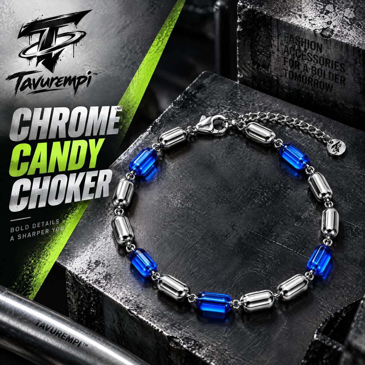 Tavurempi™ Chrome Candy Choker