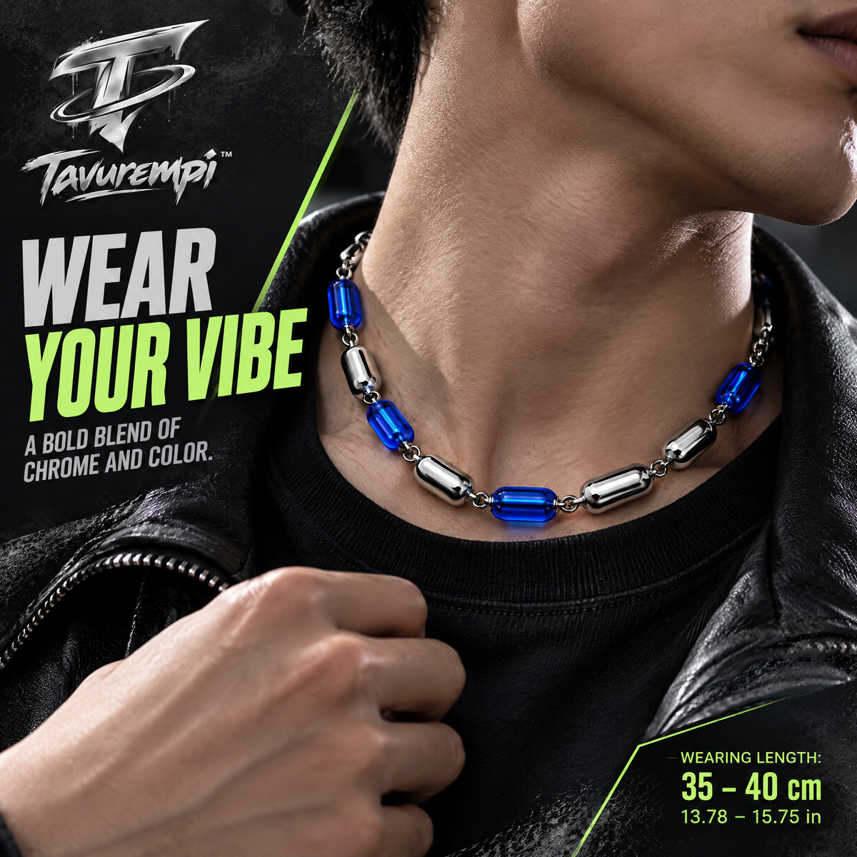 Tavurempi™ Chrome Candy Choker