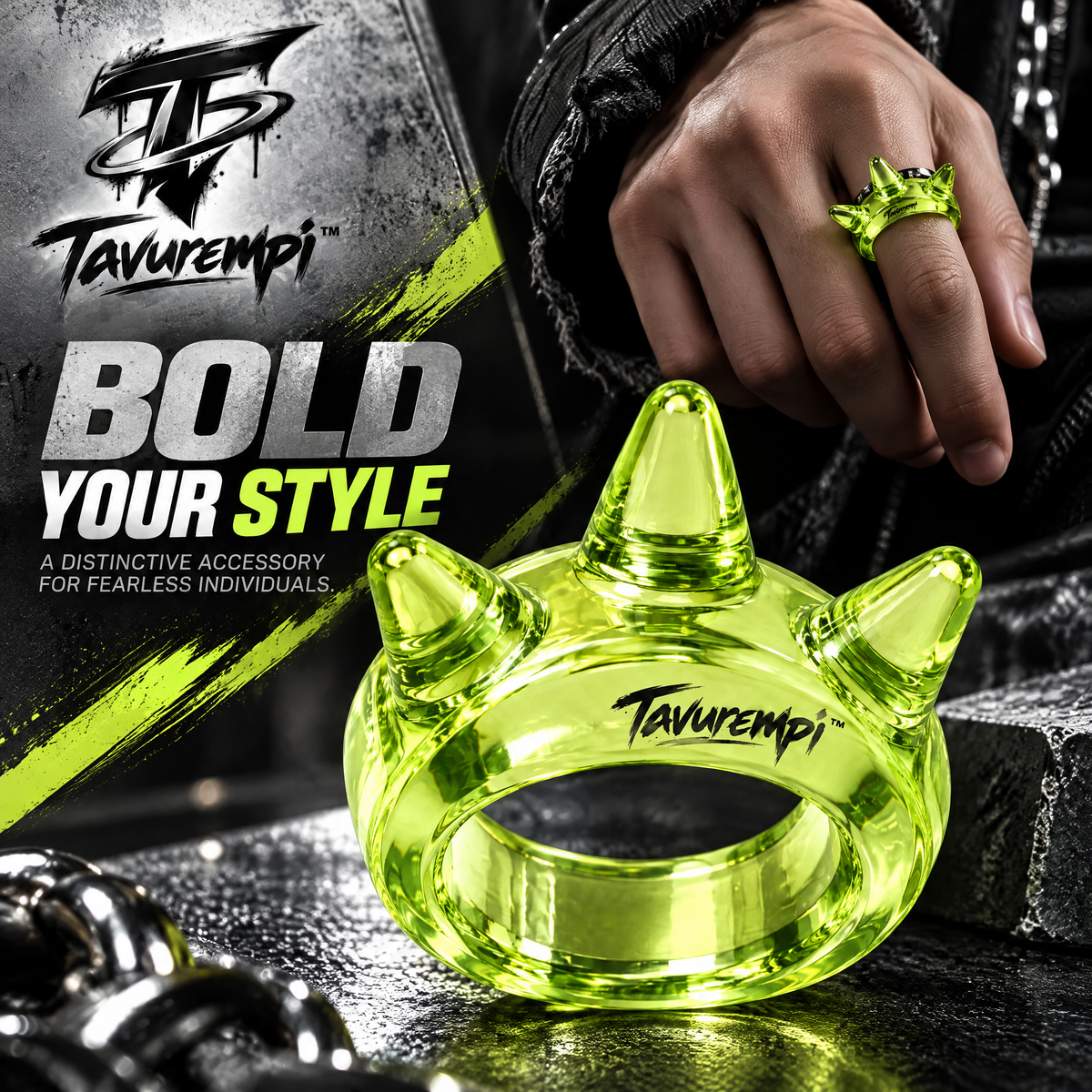 Tavurempi™ Jelly Spike Ring