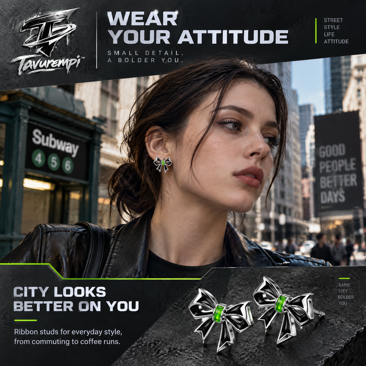 Tavurempi™ Ribbon Riot Studs